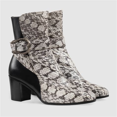 snake bottom gucci boots|Gucci ankle boots suede.